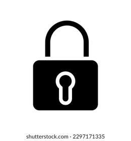padlock icon,vector illustration . vector padlock icon illustration isolated on White background 