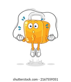 the padlock jump rope exercise. character vector