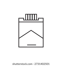 design de elemento de ilustração de ícone de cadeado e chave
