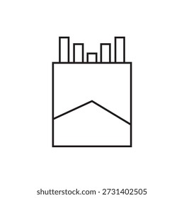 design de elemento de ilustração de ícone de cadeado e chave