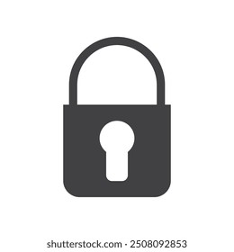 padlock key icon vector illustration