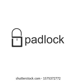 padlock key like letter S font or number 5 Image graphic icon logo design abstract concept vector stock. Can be used as symbols related to security or initial.