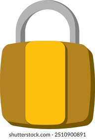 Elemento de Vector de alfabeto de letra de candado