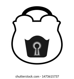 padlock, Lock security,  lock, icon design template vector icon symbol in trendy outline  design for your web site design, logo, app, UI Vector EPS 10.