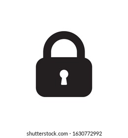 Padlock, lock, security  icon vector symbol