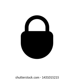 Padlock Lock Symbol Icon Vector Design Illustration