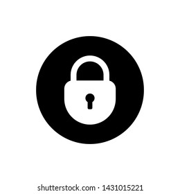 Padlock Lock Symbol Icon Vector Design Illustration