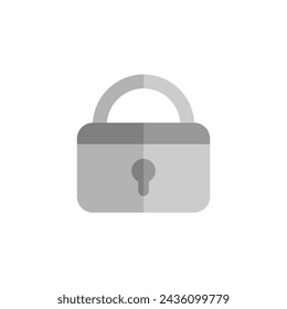 Icono de desbloqueo de candado Estilo de diseño plano. Vector web y móvil simple. Símbolo de ilustración de interfaz perfecto.
