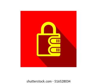  padlock locked safety protection image vector icon logo