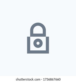 Plantilla de diseño de logotipo Padlock vectorial
