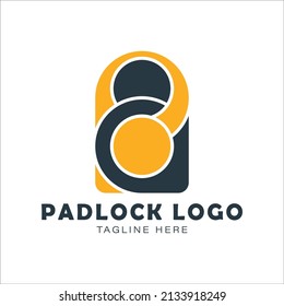 padlock logo from the letters p, d, and a