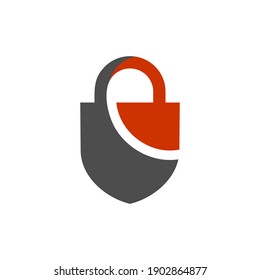 Padlock Logo Simple and Creative Padlock Guard Symbol