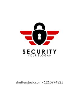 padlock logo template