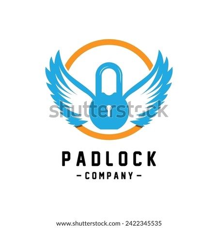 padlock logo vector icon illustration design. this logo suitable for hardware stores or construction companies, couple and Security services 