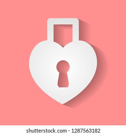 Padlock Love icon