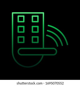 Icono de nolan Padlock. Línea delgada simple, contorno vectorial de cosas de Internet iconos para ui y ux, sitio web o aplicación móvil