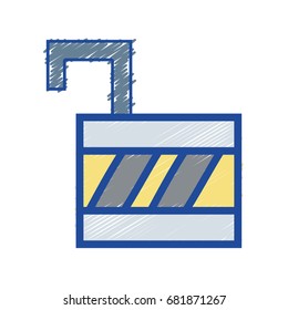 padlock open element to protection the information