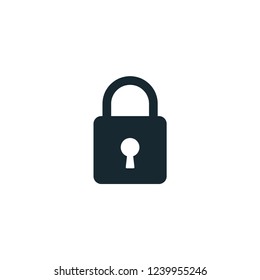 padlock password icon vector logo template