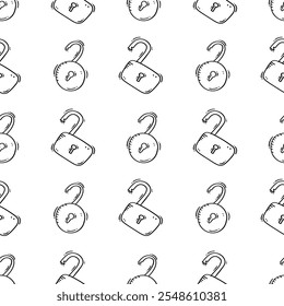 padlock padrão. padlock padrão sem emenda. doodle padlock padrão sem emenda. doodle padlock fundo