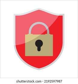 padlock - privacy - icon vector design template