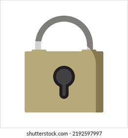 padlock - privacy - icon vector design template
