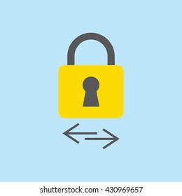Padlock, Save Transaction Icon