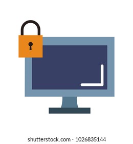 padlock screen symbol