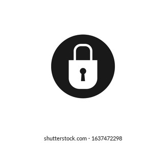 Padlock Secure Icon Design Vector