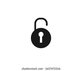 Padlock Secure Icon Design Vector