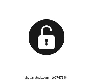 Padlock Secure Icon Design Vector