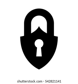 padlock secure isolated icon vector illustration design