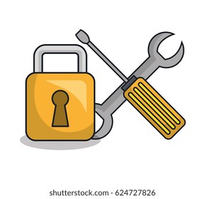 padlock secure tool design