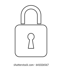 padlock security data protection privacy