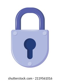 Padlock-Sicherheitssymbol einzeln