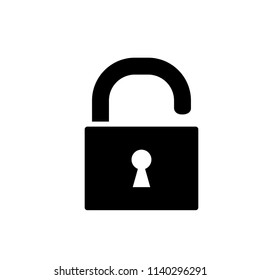 padlock - security icon vector