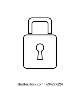 padlock security information technology data line