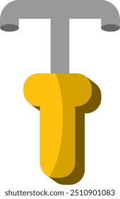Padlock Security Letter Alphabet Vector Element
