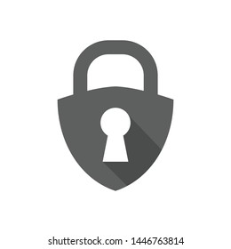 padlock security lock template, design icon technology protection element