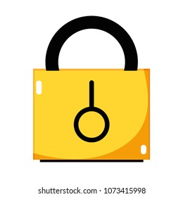 padlock security and protect access object