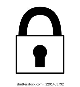 padlock security protection isolated image