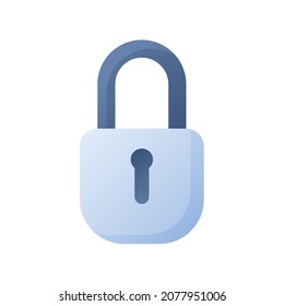 padlock security single isolated icon with smooth style