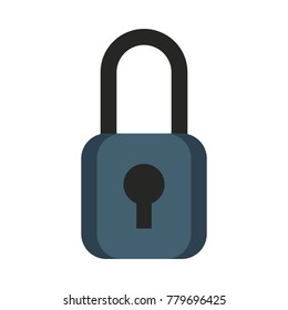 Padlock security symbol