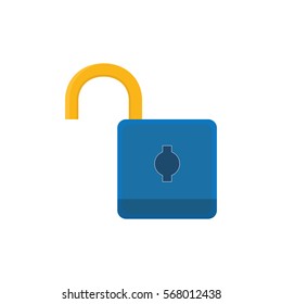 Padlock security symbol icon vector illustration graphic design