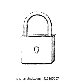 Padlock of security system design
