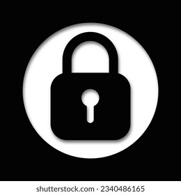 Padlock sign. Lock unlock icon. Vector illustraion.