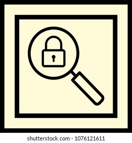 padlock symbol icon