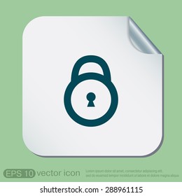 padlock symbol icon