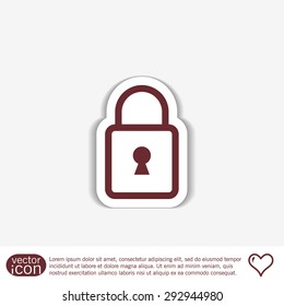 padlock symbol icon