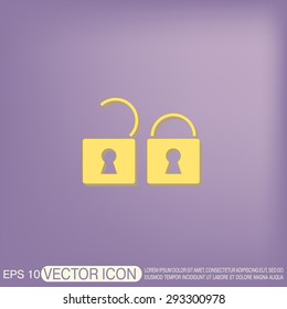 padlock symbol icon