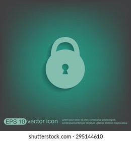 padlock symbol icon